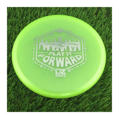 Innova Champion Luster Invader with Dz Discs Play It Forward Stamp - 175g - Translucent Green