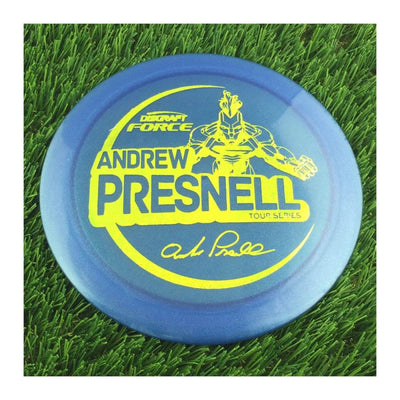 Discraft Metallic Z Force with Andrew Presnell Tour Series 2021 Stamp - 172g - Translucent Blue