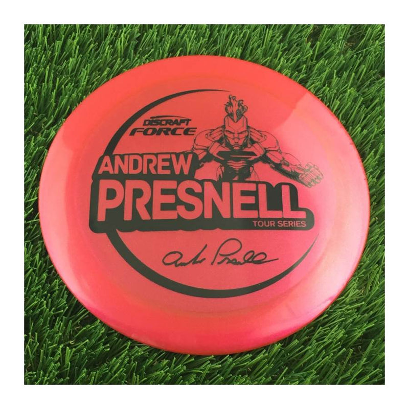 Discraft Metallic Z Force with Andrew Presnell Tour Series 2021 Stamp - 174g - Translucent Red