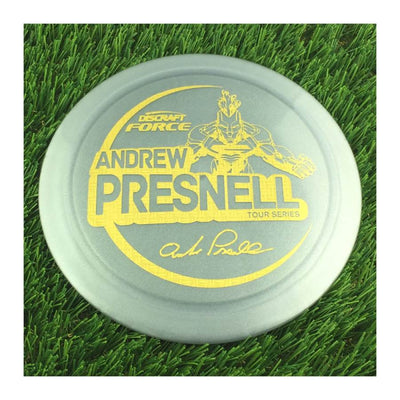 Discraft Metallic Z Force with Andrew Presnell Tour Series 2021 Stamp - 172g - Translucent Grey