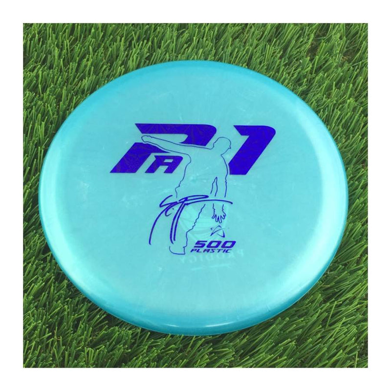 Prodigy 500 PA-1 with Seppo Paju 2021 Signature Series Stamp - 159g - Translucent Blue