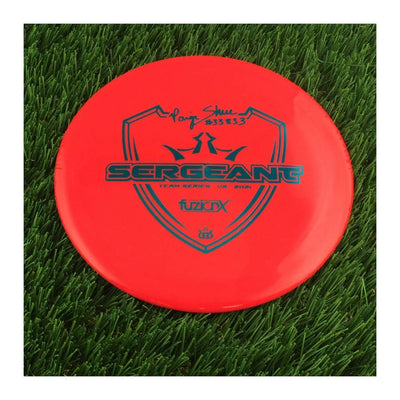 Dynamic Discs Fuzion X-Blend Sergeant with Paige Shue #33833 Team Series V2 2021 Stamp - 174g - Solid Red