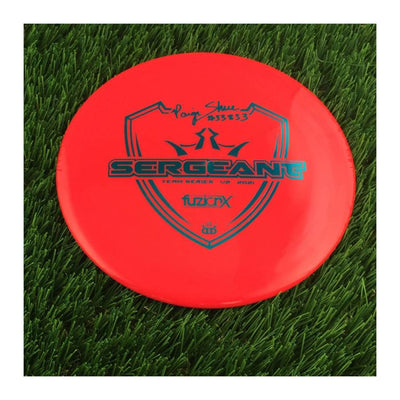 Dynamic Discs Fuzion X-Blend Sergeant with Paige Shue #33833 Team Series V2 2021 Stamp - 176g - Solid Red
