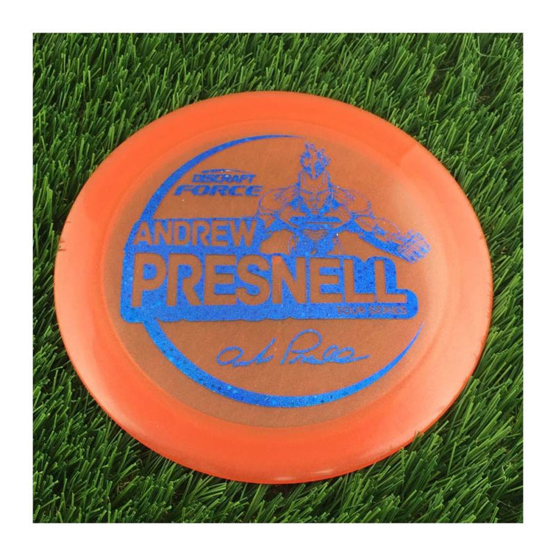 Discraft Metallic Z Force with Andrew Presnell Tour Series 2021 Stamp - 174g - Translucent Orange