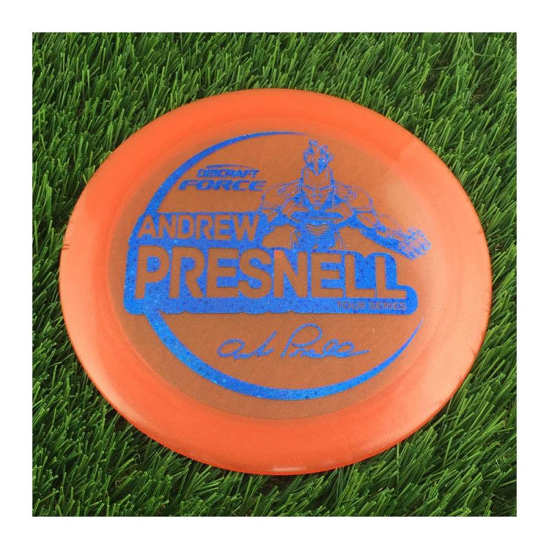 Discraft Metallic Z Force with Andrew Presnell Tour Series 2021 Stamp - 174g - Translucent Orange