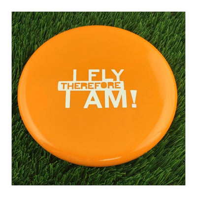 Kastaplast K1 Reko with I Fly Therefore I Am! Stamp - 174g - Solid Orange