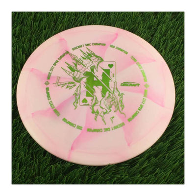 Discraft ESP Swirl Vulture with Hailey King Tour Champion Card Stamp - 176g - Solid Light Pink