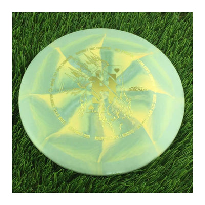 Discraft ESP Swirl Vulture with Hailey King Tour Champion Card Stamp - 174g - Solid Pale Green