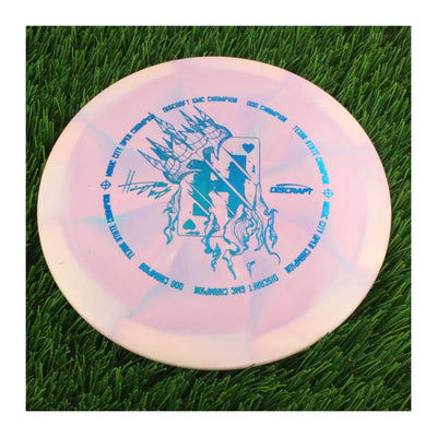 Discraft ESP Swirl Vulture with Hailey King Tour Champion Card Stamp - 174g - Solid Pink