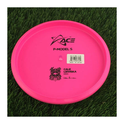 Prodigy Ace Line Basegrip P Model S with Cale Leiviska 2021 Bottom Stamp Stamp - 149g - Solid Pink