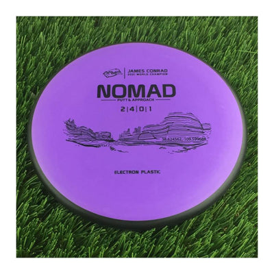 MVP Electron Nomad with James Conrad Lineup Stamp - 165g - Solid Purple