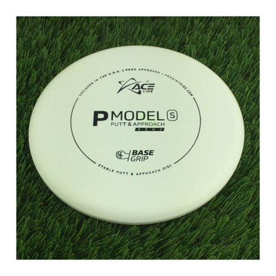 Prodigy Ace Line Basegrip P Model S with Cale Leiviska 2021 Bottom Stamp Stamp - 145g - Solid White