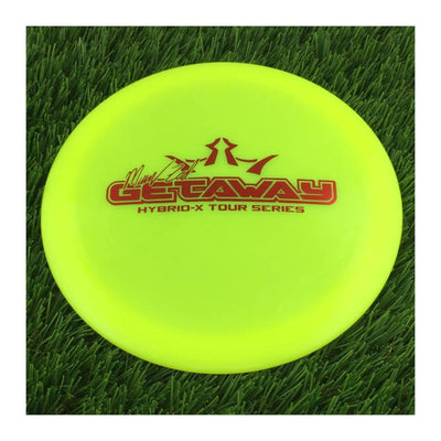 Dynamic Discs Hybrid X Getaway with Mason Ford Tour Series 2022 Stamp - 175g - Translucent Yellow