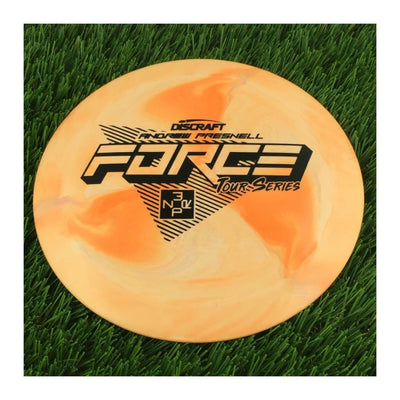 Discraft ESP Swirl Force with Andrew Presnell Tour Series 2022 Stamp - 174g - Solid Orange