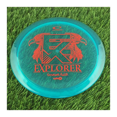 Latitude 64 Opto-X Explorer with Emerson Keith 2022 Team Series Stamp - 173g - Translucent Blue