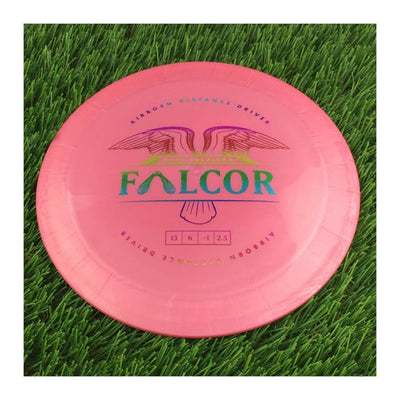 Prodigy 500 D2 Falcor (by Airborn) with Airborn Cale Leiviska Stock Stamp - 171g - Solid Pink