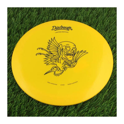 Disctroyer A-Medium Stork / Toonekurg FD-8 with Tattoo - Limited Edition Stamp - 171g - Solid Yellow