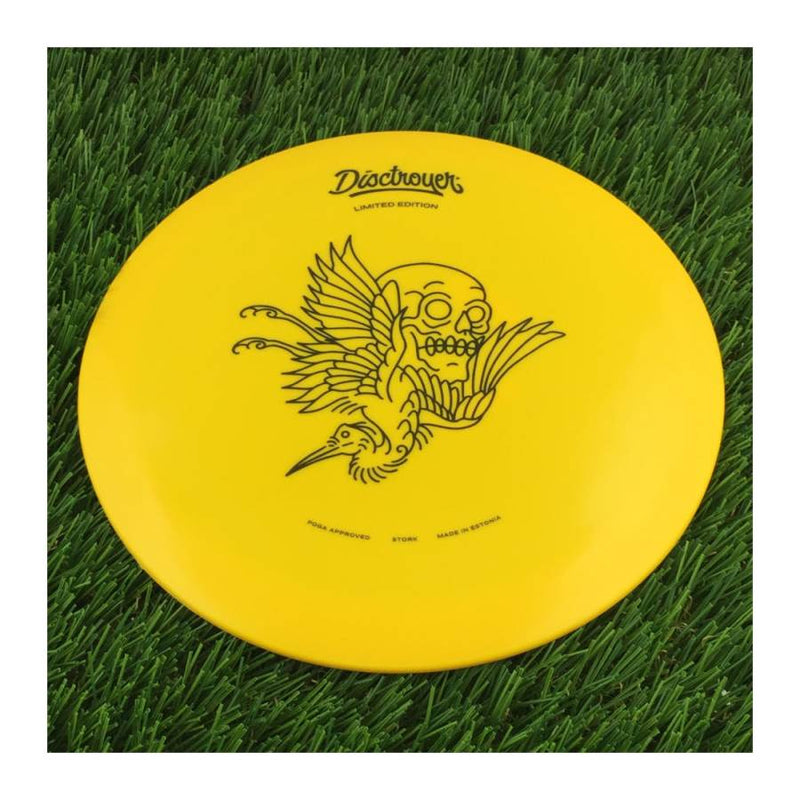 Disctroyer A-Hard Stork / Toonekurg FD-8 with Tattoo - Limited Edition Stamp - 173g - Solid Yellow