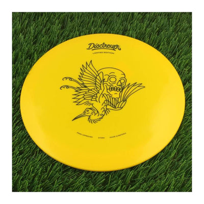 Disctroyer A-Hard Stork / Toonekurg FD-8 with Tattoo - Limited Edition Stamp - 173g - Solid Yellow