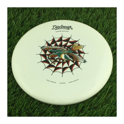 Disctroyer A-Medium Sparrow P&A-3 with Colored Tattoo - Limited Edition Stamp - 171g - Solid White