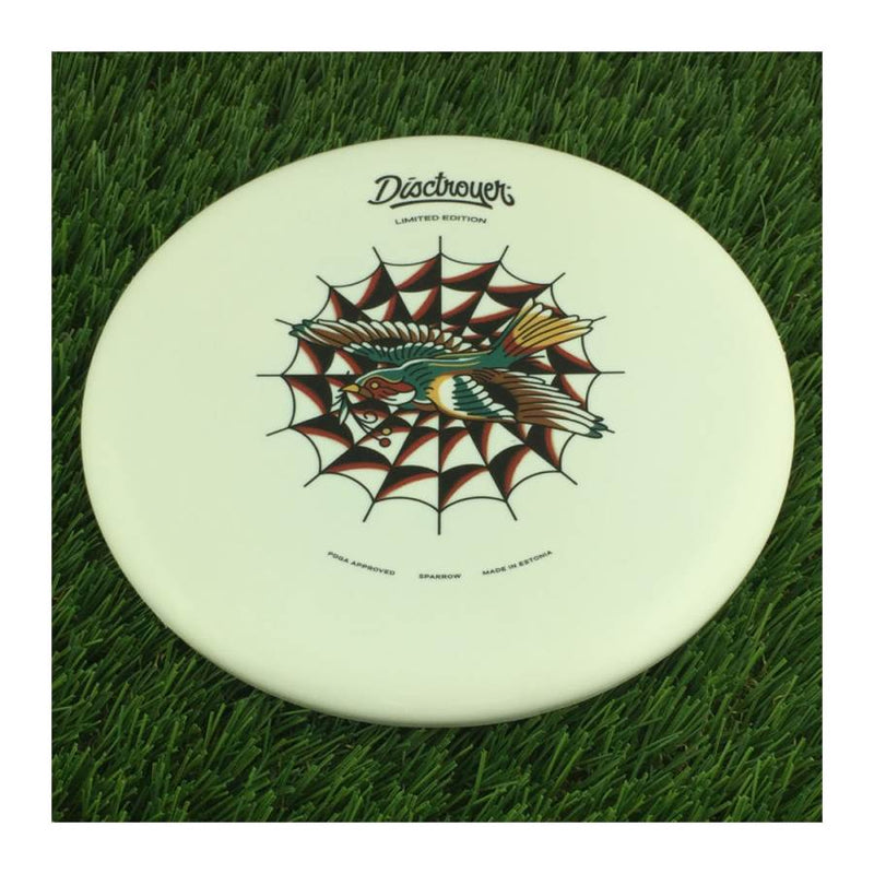 Disctroyer A-Soft Sparrow P&A-3 with Colored Tattoo - Limited Edition Stamp - 179g - Solid White