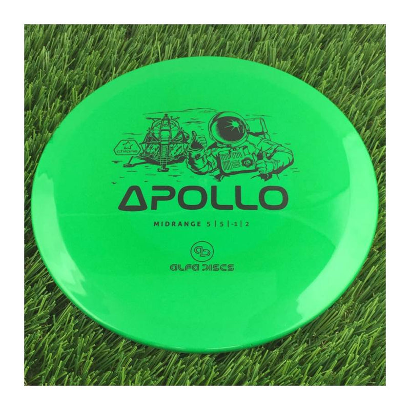 Alfa Chrome Apollo with Special Edition Astronaut Stamp - 176g - Solid Green