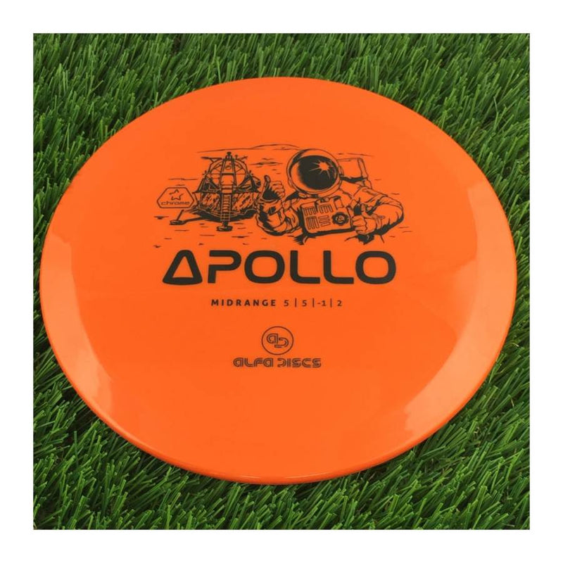 Alfa Chrome Apollo with Special Edition Astronaut Stamp - 176g - Solid Orange