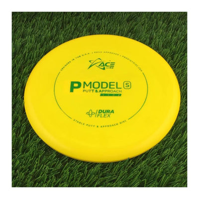 Prodigy Ace Line DuraFlex P Model S with Cale Leiviska 2021 Bottom Stamp Stamp - 174g - Solid Yellow