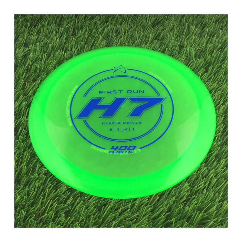 Prodigy 400 H7 with First Run Stamp - 174g - Translucent Green