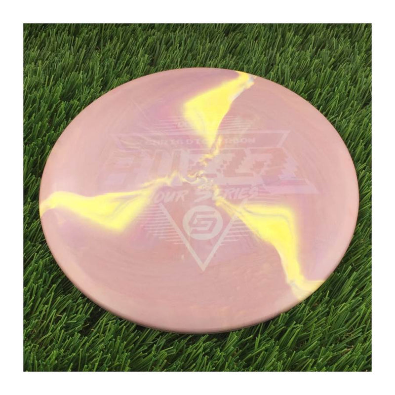 Discraft ESP Swirl Buzzz with Chris Dickerson Tour Series 2022 Stamp - 180g - Solid Muted Purple