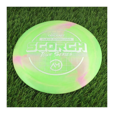 Discraft ESP Swirl Scorch with Alexis Mandujano Tour Series 2022 Stamp - 169g - Solid Green