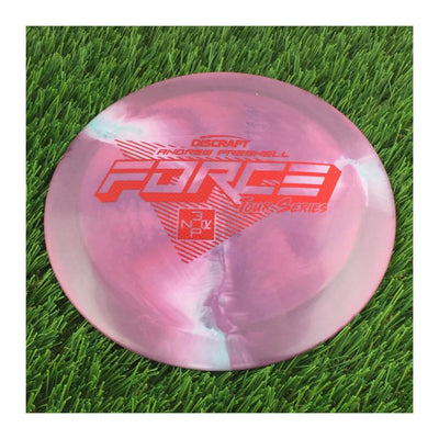 Discraft ESP Swirl Force with Andrew Presnell Tour Series 2022 Stamp - 174g - Solid Plum Purple