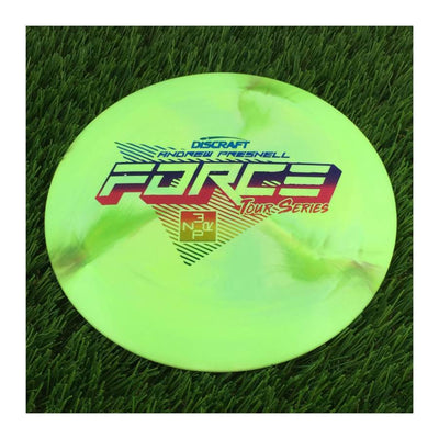 Discraft ESP Swirl Force with Andrew Presnell Tour Series 2022 Stamp - 174g - Solid Green