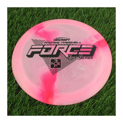 Discraft ESP Swirl Force with Andrew Presnell Tour Series 2022 Stamp - 174g - Solid Pink