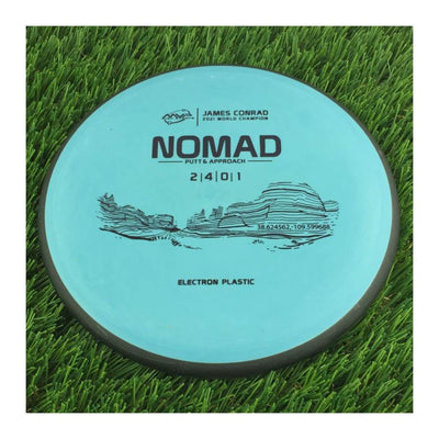MVP Electron Medium Nomad with James Conrad Lineup Stamp - 174g - Solid Teal Blue