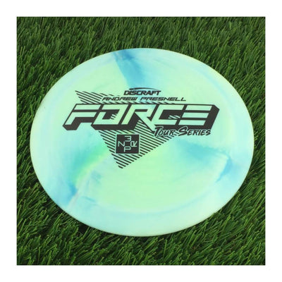 Discraft ESP Swirl Force with Andrew Presnell Tour Series 2022 Stamp - 172g - Solid Light Blue