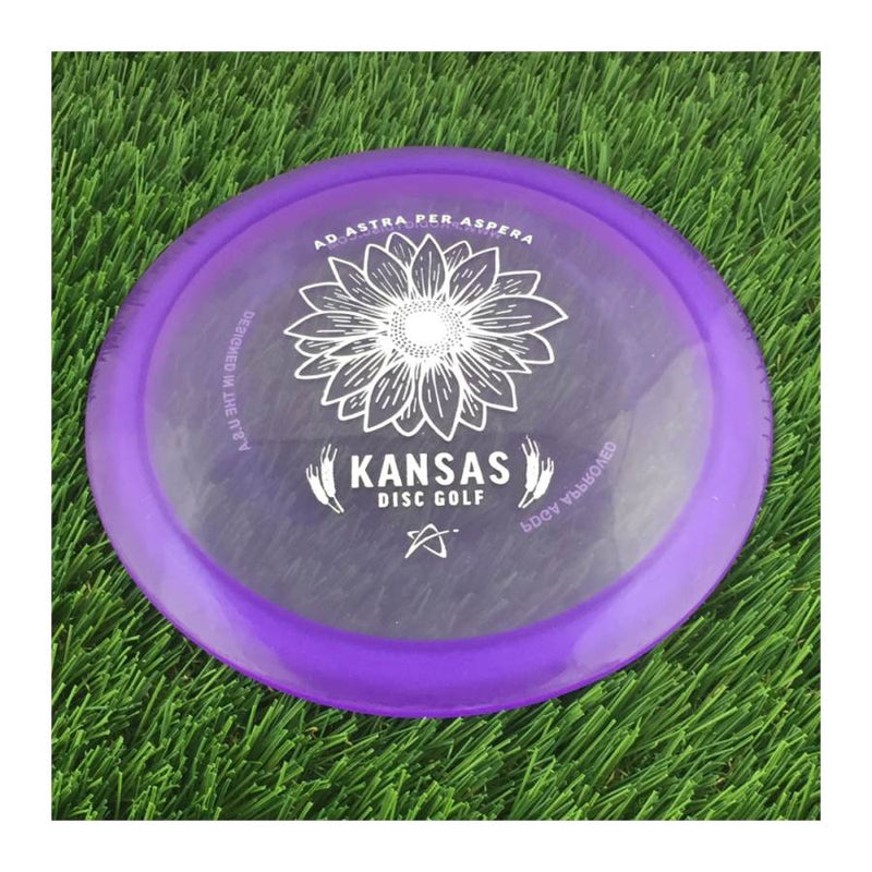 Prodigy 400 H7 with Ad Astra Per Aspera Kansas Disc Golf Stamp - 173g - Translucent Purple
