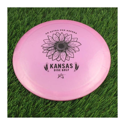 Prodigy 500 H7 with Ad Astra Per Aspera Kansas Disc Golf Stamp - 174g - Solid Dark Pink
