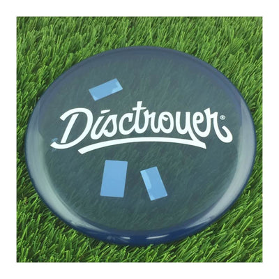Disctroyer A-Medium Sparrow P&A-3 with Disctroyer White Script Stamp - 167g - Translucent Blue