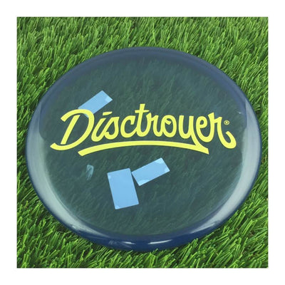 Disctroyer A-Medium Sparrow P&A-3 with Disctroyer Yellow Script Stamp - 167g - Translucent Blue