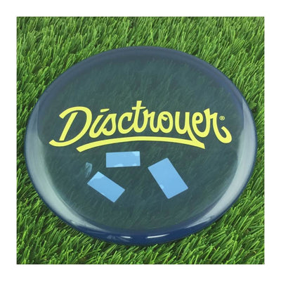 Disctroyer A-Medium Sparrow P&A-3 with Disctroyer Yellow Script Stamp - 167g - Translucent Blue