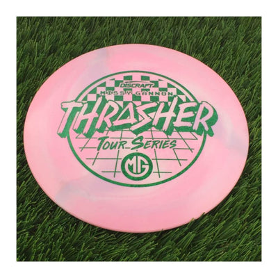 Discraft ESP Swirl Thrasher with Missy Gannon Tour Series 2022 Stamp - 166g - Solid Pink