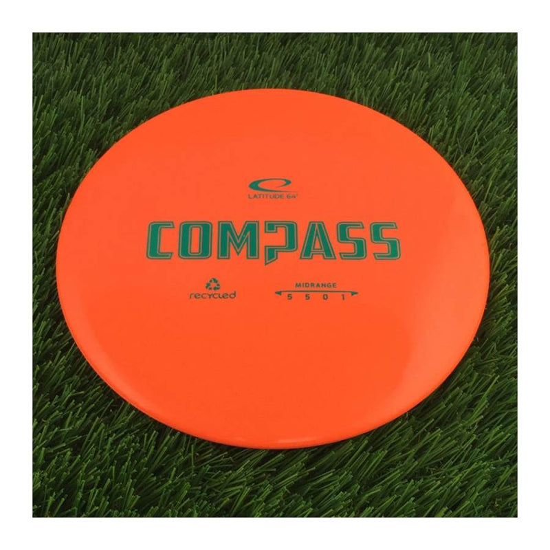 Latitude 64 Recycled Compass - 179g - Solid Orange