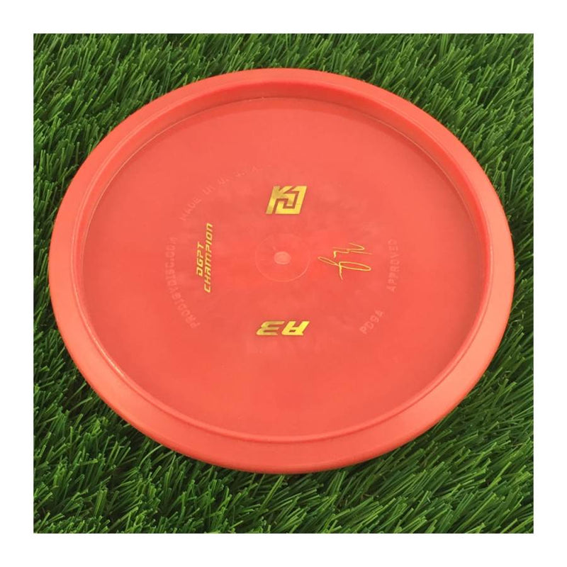 Prodigy 400G A3 with Kevin Jones DGPT Champion Bottom Stamp Stamp - 167g - Solid Red