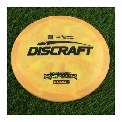Discraft ESP Swirl Captain's Raptor with Paul Ulibarri Stamp - 172g - Solid Orange