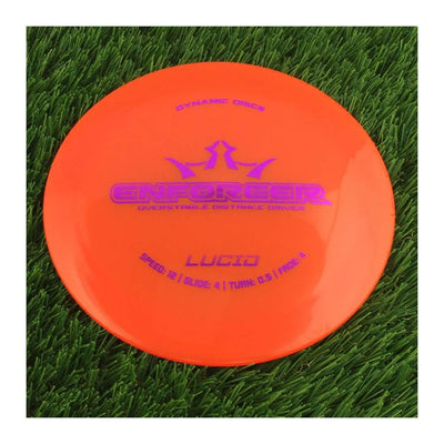 Dynamic Discs Lucid Enforcer - 173g - Translucent Orange