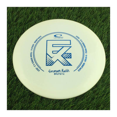 Latitude 64 Gold X-Blend Explorer with Emerson Keith 2021 Team Series Stamp - 175g - Solid White