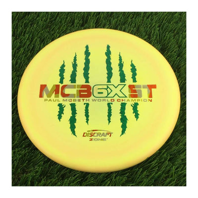 Discraft ESP Swirl Zone with McBeast 6X Claw PM World Champ Stamp - 174g - Solid Yellow