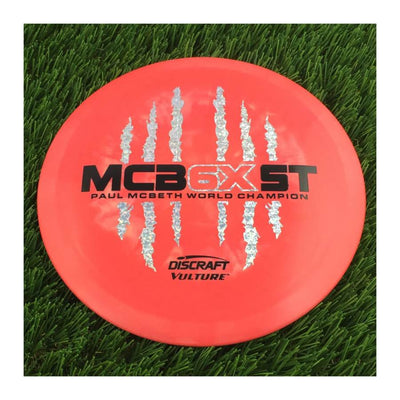 Discraft ESP Swirl Vulture with McBeast 6X Claw PM World Champ Stamp - 174g - Solid Blood Pink