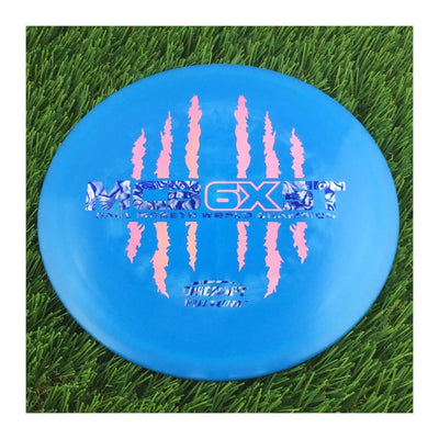Discraft ESP Swirl Vulture with McBeast 6X Claw PM World Champ Stamp - 174g - Solid Blue